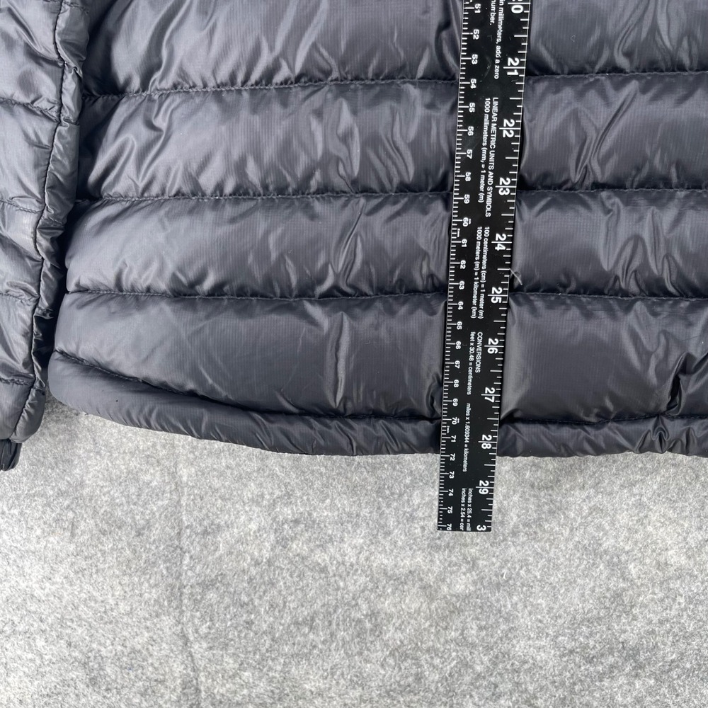 LL Bean Ultralight 850 Down Jacket Men Medium Black DownTek Water Repellent Gorp - Picture 9 of 16